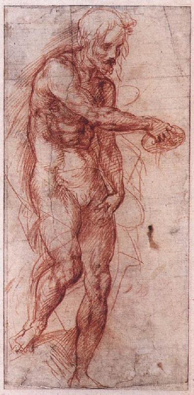 Andrea del Sarto Study for the Baptism of the People f